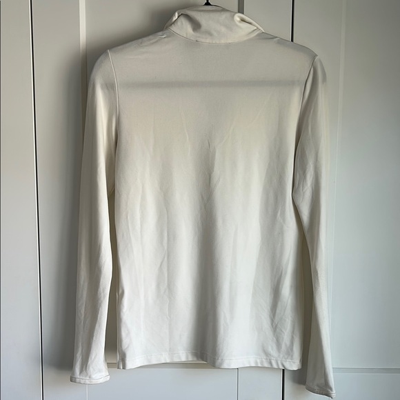 RL Polo Golf White Quarter-Zip Pullover | Small - Picture 2 of 3